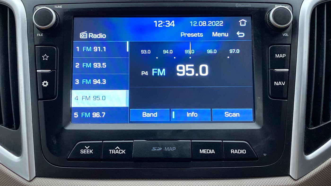 2020 Hyundai Creta SX PETROL MT, Petrol, Manual, 8,443 km, Infotainment System