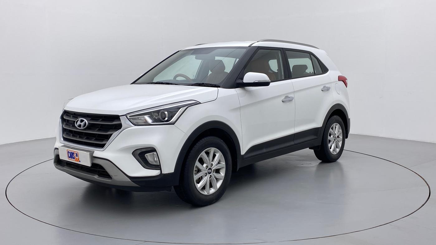 2020 Hyundai Creta SX PETROL MT, Petrol, Manual, 8,443 km, Left Front Diagonal