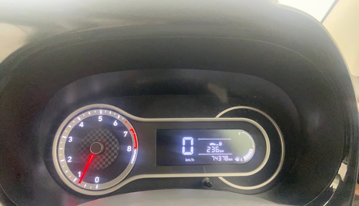2022 Hyundai AURA SX 1.2, Petrol, Manual, 74,377 km, Odometer Image