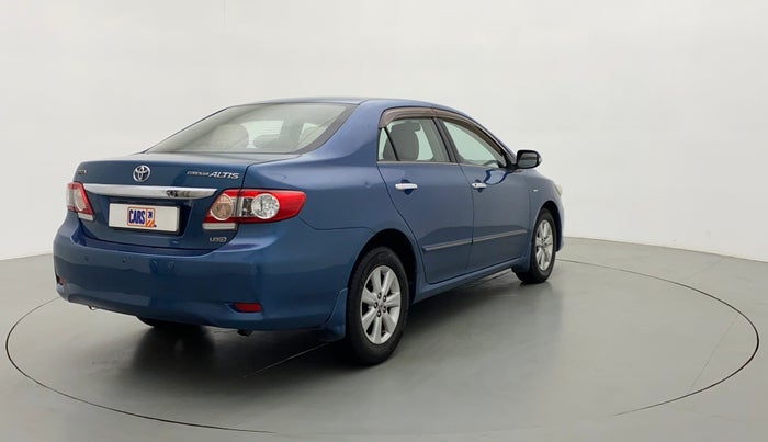 2011 Toyota Corolla Altis G PETROL, CNG, Manual, 1,17,369 km, Right Back Diagonal