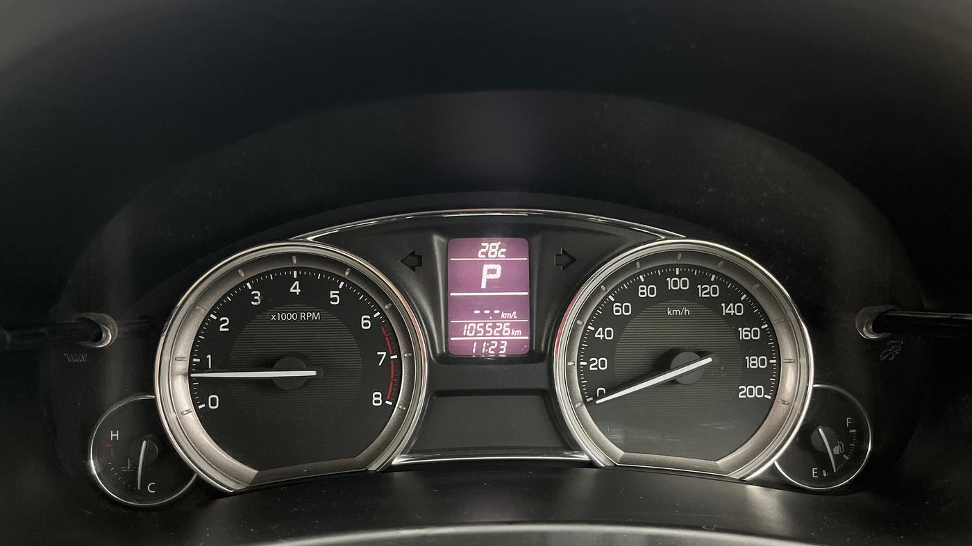2018 Maruti Ciaz ZETA 1.4  AT PETROL, Petrol, Automatic, 1,05,524 km, Odometer Image