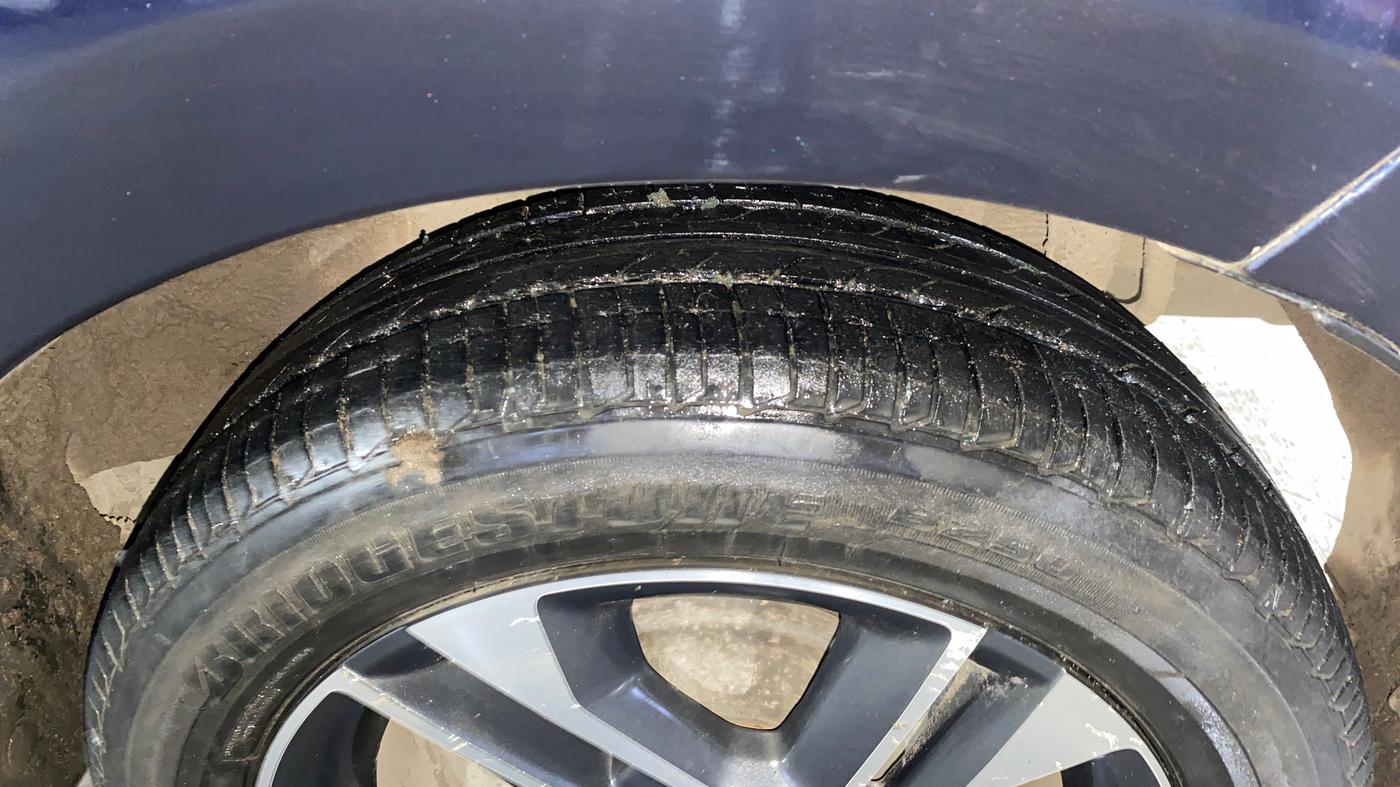 2021 Tata TIGOR XZ PLUS CNG, CNG, Manual, 23,669 km, Left Rear Tyre Tread