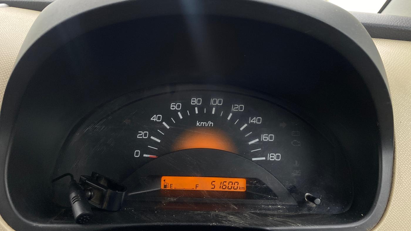 2017 Maruti Wagon R 1.0 LXI CNG, CNG, Manual, 51,600 km, Odometer Image
