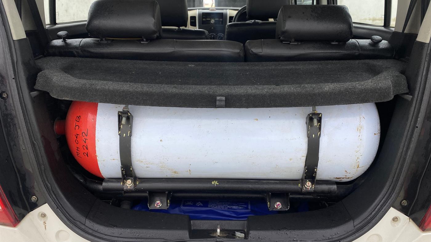 2017 Maruti Wagon R 1.0 LXI CNG, CNG, Manual, 51,600 km, Boot Inside
