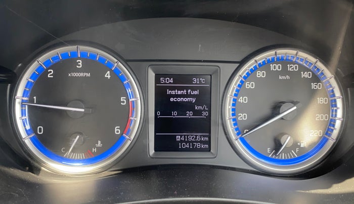 2017 Maruti S Cross ZETA 1.3, Diesel, Manual, 1,04,178 km, Odometer Image