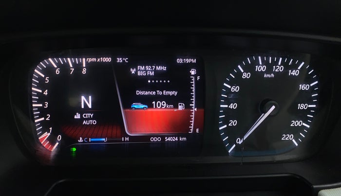 2022 Tata PUNCH CREATIVE  AMT, Petrol, Automatic, 54,021 km, Odometer Image
