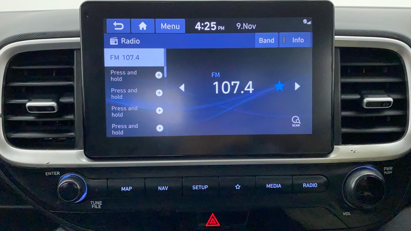 2020 Hyundai VENUE SX PLUS 1.0 TURBO DCT, Petrol, Automatic, 38,475 km, Infotainment System