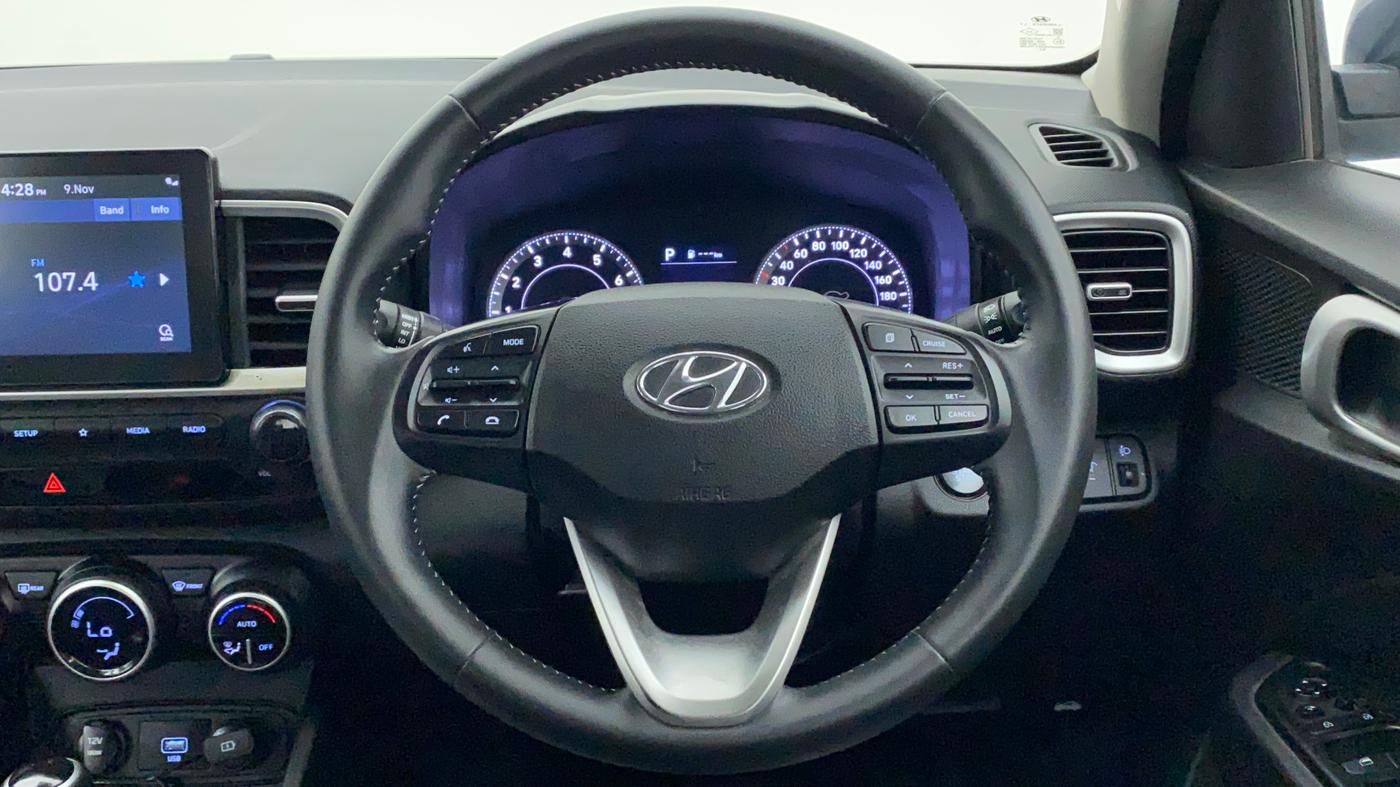 2020 Hyundai VENUE SX PLUS 1.0 TURBO DCT, Petrol, Automatic, 38,475 km, Steering Wheel Close Up