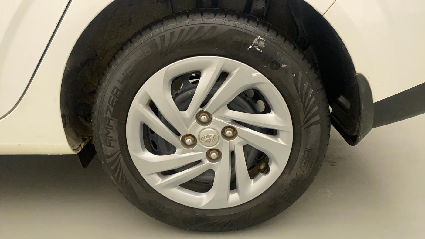 2021 Hyundai AURA S 1.2 CNG, CNG, Manual, 16,343 km, Left Rear Wheel
