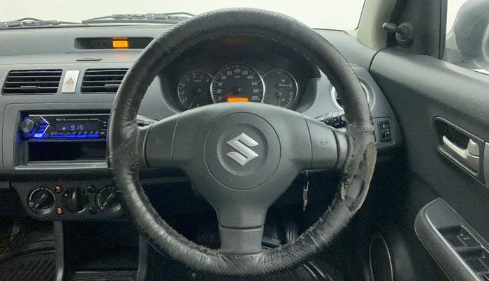 2011 Maruti Swift VXI, Petrol, Manual, 47,946 km, Steering Wheel Close Up