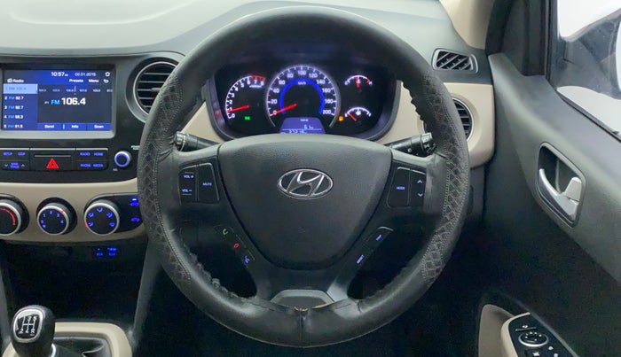 2019 Hyundai Grand i10 SPORTZ 1.2 KAPPA VTVT, Petrol, Manual, 37,218 km, Steering Wheel Close Up