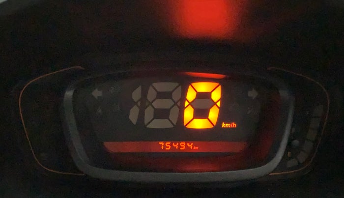 2019 Renault Kwid RXT 1.0 (O), Petrol, Manual, 75,494 km, Odometer Image