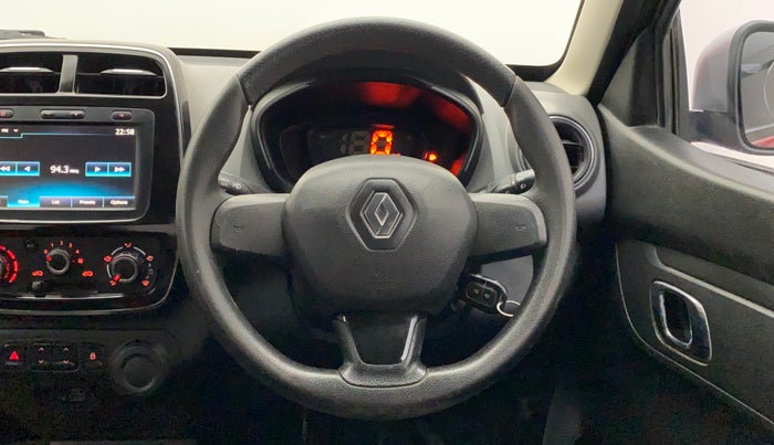 2019 Renault Kwid RXT 1.0 (O), Petrol, Manual, 75,494 km, Steering Wheel Close Up