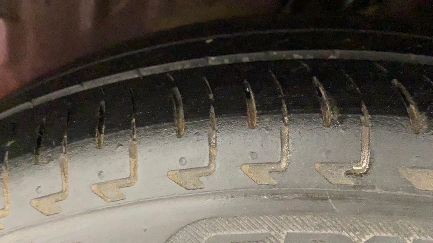 2018 Honda Amaze 1.2L I-VTEC V CVT, CNG, Automatic, 78,713 km, Left Rear Tyre Tread