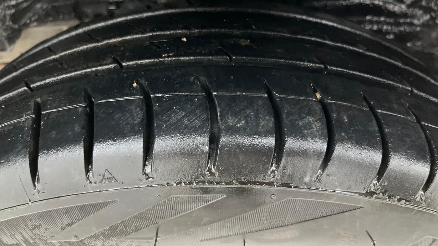 2018 Toyota YARIS VX CVT, Petrol, Automatic, 1,19,403 km, Right Rear Tyre Tread