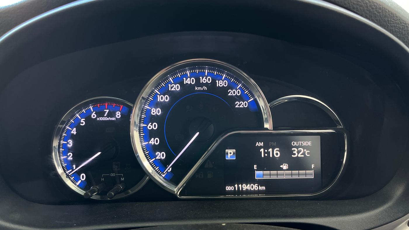 2018 Toyota YARIS VX CVT, Petrol, Automatic, 1,19,403 km, Odometer Image