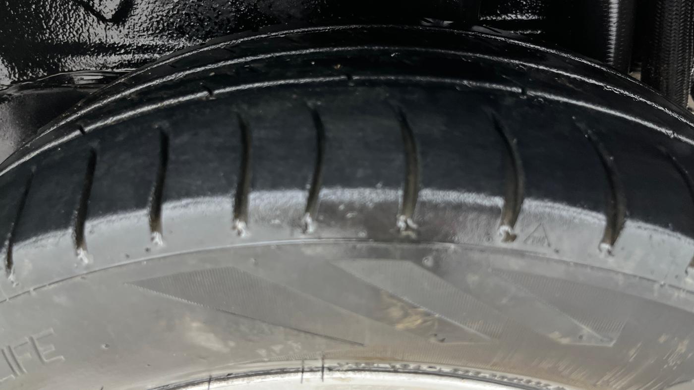 2018 Toyota YARIS VX CVT, Petrol, Automatic, 1,19,403 km, Left Rear Tyre Tread
