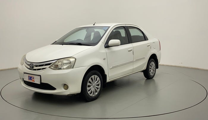 2012 Toyota Etios G, Petrol, Manual, 75,209 km, Left Front Diagonal