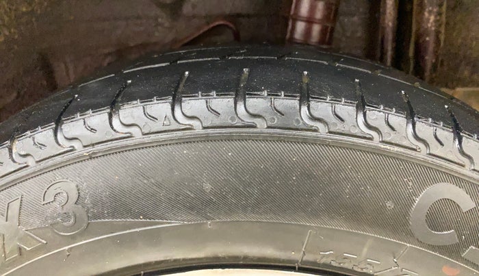 2016 Datsun Go T (O), Petrol, Manual, 43,007 km, Left Rear Tyre Tread