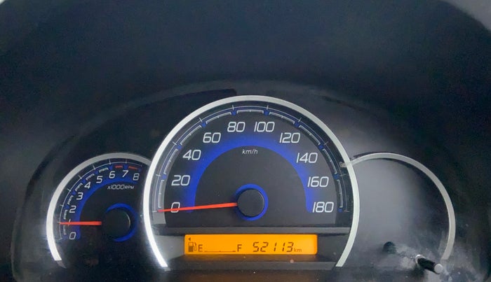 2017 Maruti Wagon R 1.0 VXI, Petrol, Manual, 52,113 km, Odometer Image