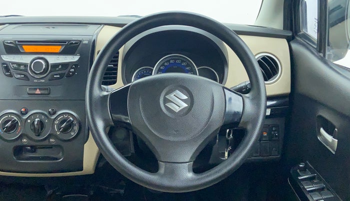 2017 Maruti Wagon R 1.0 VXI, Petrol, Manual, 52,113 km, Steering Wheel Close Up