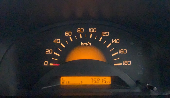 2014 Maruti Wagon R 1.0 LXI CNG, CNG, Manual, 75,910 km, Odometer Image
