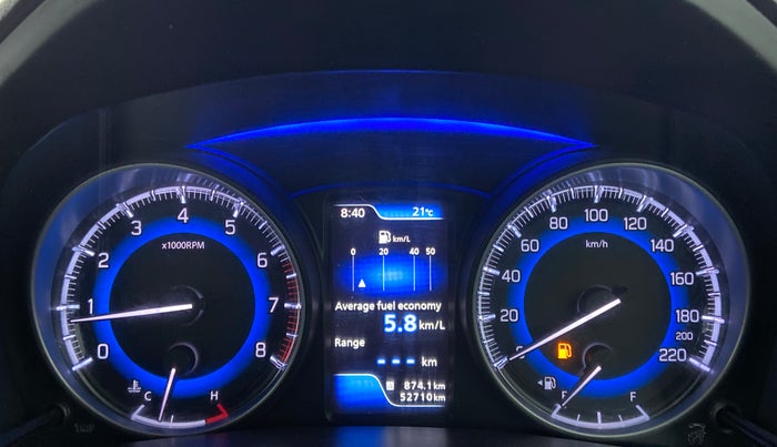 2017 Maruti Baleno ZETA PETROL 1.2, Petrol, Manual, 52,710 km, Odometer Image