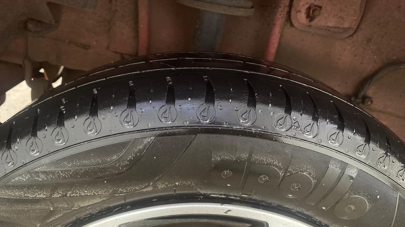 2024 Tata Tiago  XZA Plus CNG, CNG, Automatic, 45,169 km, Right Rear Tyre Tread