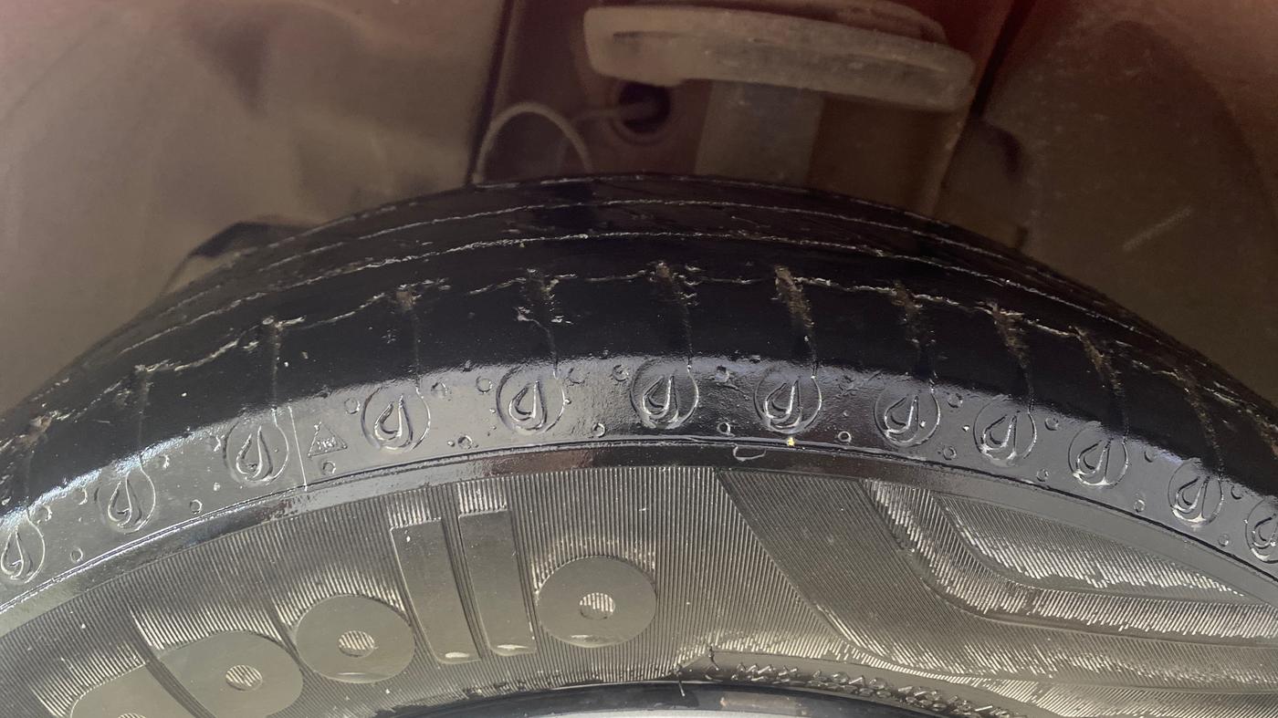 2024 Tata Tiago  XZA Plus CNG, CNG, Automatic, 45,169 km, Left Front Tyre Tread