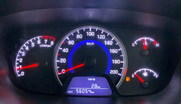 2017 Hyundai Grand i10 SPORTZ 1.2 KAPPA VTVT, Petrol, Manual, 56,155 km, Odometer Image