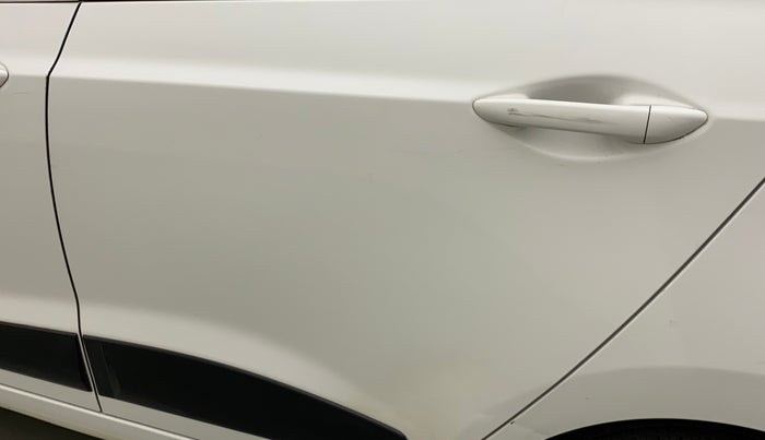 2017 Hyundai Grand i10 SPORTZ 1.2 KAPPA VTVT, Petrol, Manual, 56,155 km, Rear left door - Slightly dented