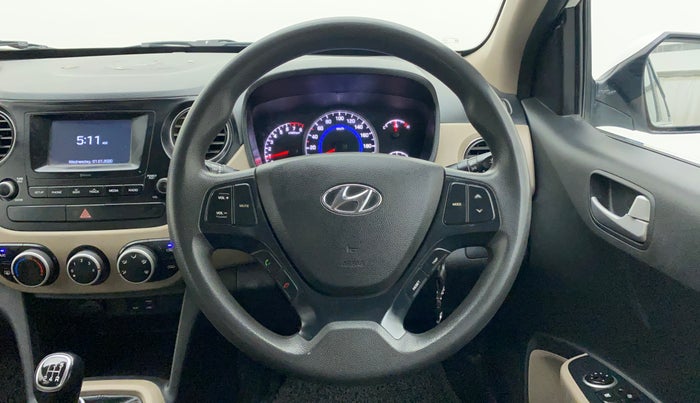 2017 Hyundai Grand i10 SPORTZ 1.2 KAPPA VTVT, Petrol, Manual, 56,155 km, Steering Wheel Close Up