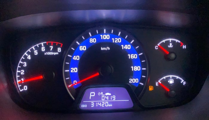 2014 Hyundai Xcent S AT 1.2 (O), Petrol, Automatic, 31,418 km, Odometer Image