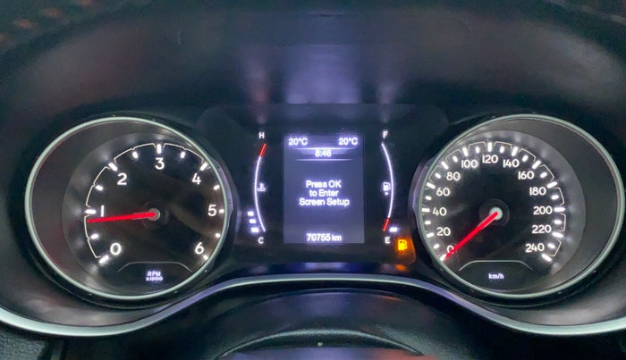 2017 Jeep Compass 2.0 LIMITED, Diesel, Manual, 70,961 km, Odometer View