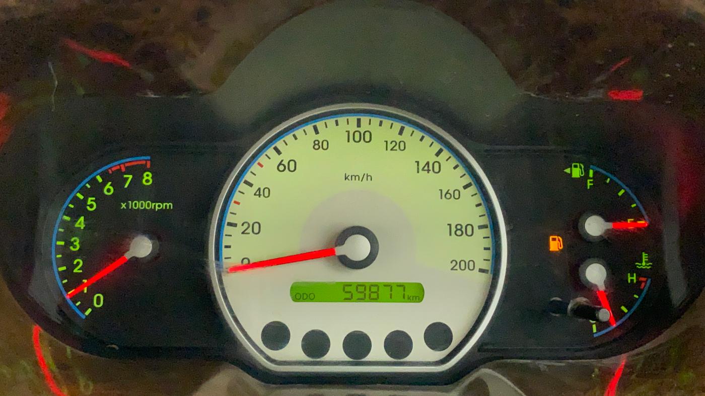 2010 Hyundai i10 MAGNA 1.2, Petrol, Manual, 59,877 km, Odometer Image