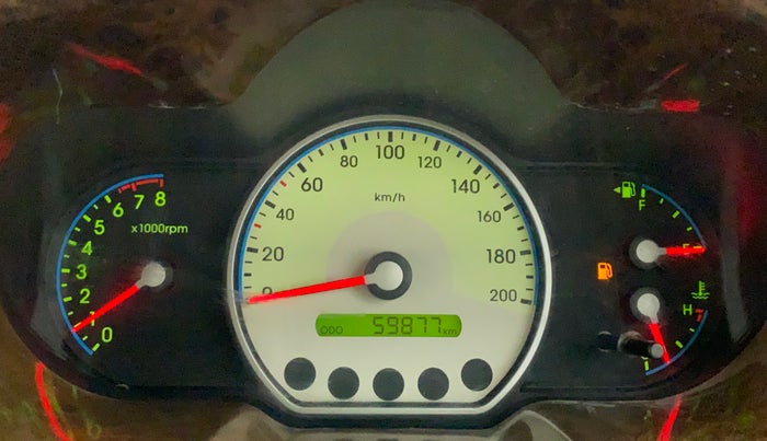 2010 Hyundai i10 MAGNA 1.2, Petrol, Manual, 59,877 km, Odometer Image
