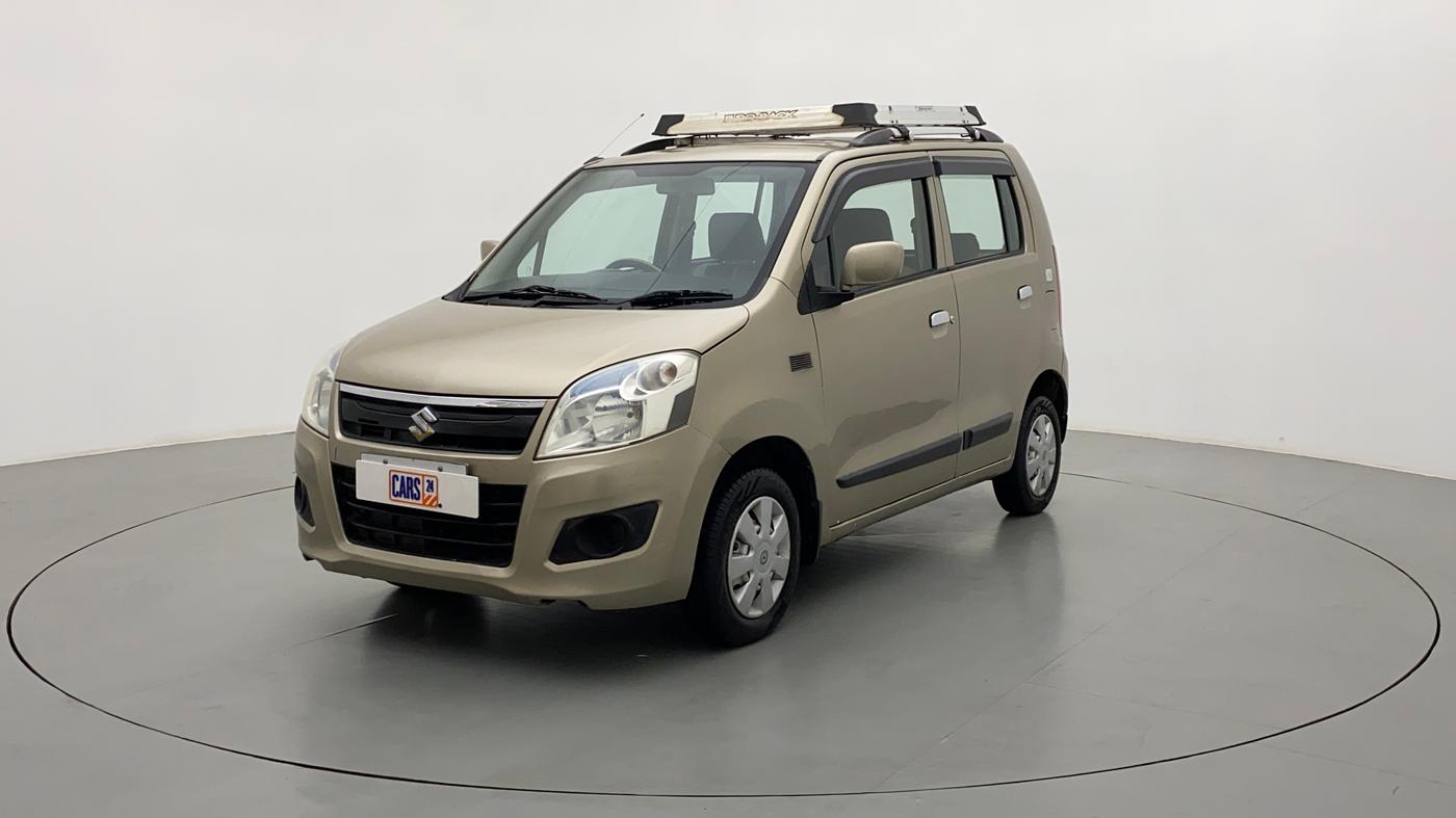 2013 Maruti Wagon R 1.0 LXI CNG, CNG, Manual, 1,14,540 km, Left Front Diagonal