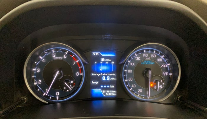 2020 Maruti Ertiga VXI SHVS, Petrol, Manual, 74,889 km, Odometer Image