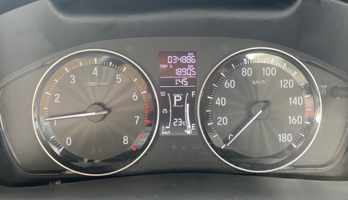 2018 Honda Amaze 1.2L I-VTEC V CVT, Petrol, Automatic, 34,841 km, Odometer Image