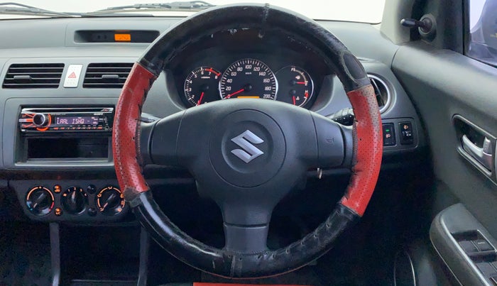 2010 Maruti Swift VXI, Petrol, Manual, 60,600 km, Steering Wheel Close Up
