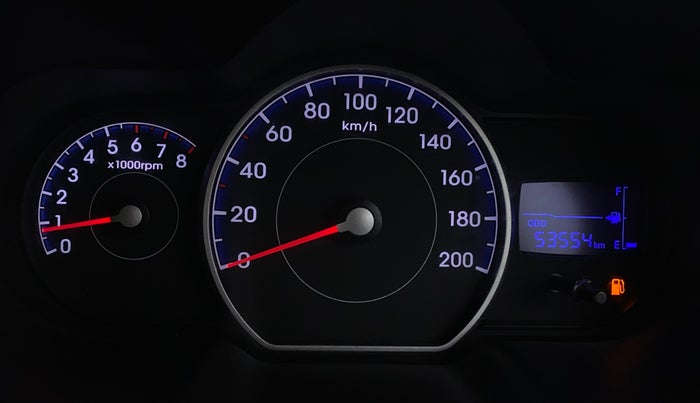 2016 Hyundai i10 SPORTZ 1.1, Petrol, Manual, 53,551 km, Odometer Image