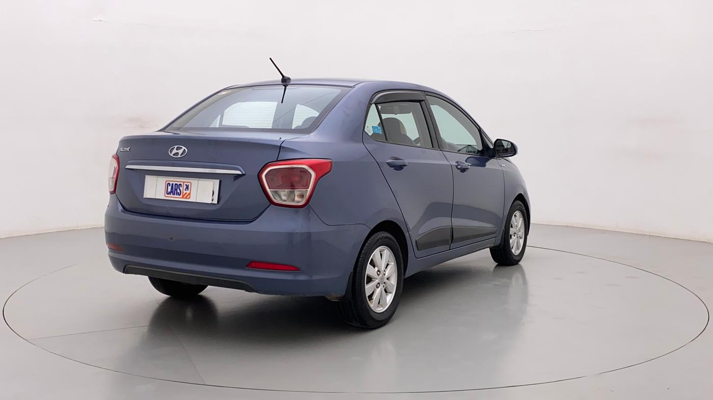 2015 Hyundai Xcent S (O) 1.2, Petrol, Manual, 88,423 km, Right Back Diagonal