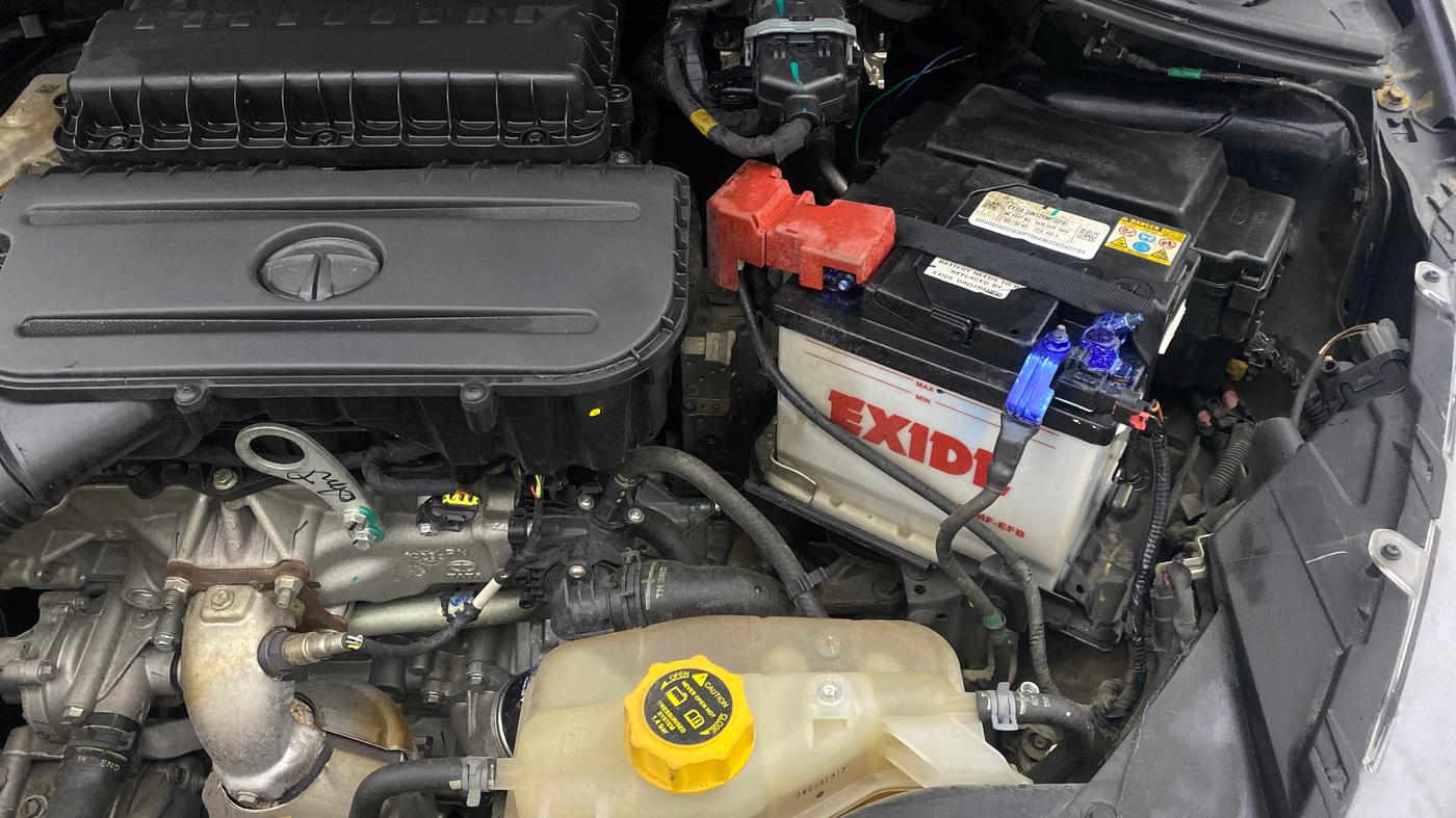 2023 Tata Tiago XZA PLUS PETROL, Petrol, Automatic, 10,244 km, Engine View - Left