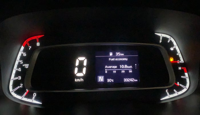 2021 KIA SONET HTX 1.0 IMT, Petrol, Manual, 33,231 km, Odometer Image