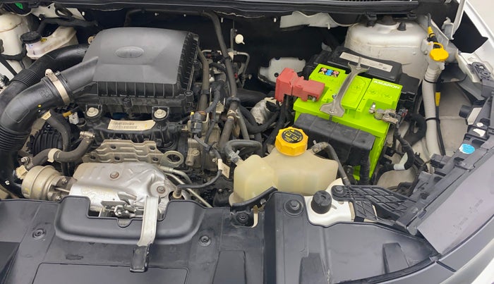 2024 Tata NEXON FEARLESS + SUNROOF DCA DUAL TONE 1.2 PETROL, Petrol, Automatic, 16,874 km, Engine View - Left