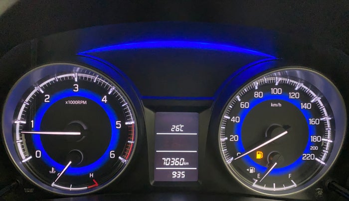 2016 Maruti Baleno DELTA DIESEL 1.3, Diesel, Manual, 70,360 km, Odometer Image