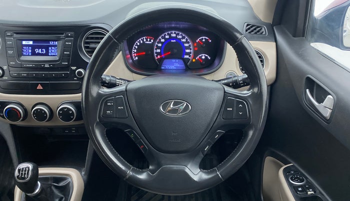 2015 Hyundai Grand i10 ASTA 1.2 KAPPA VTVT OPT, Petrol, Manual, 47,492 km, Steering Wheel Close Up