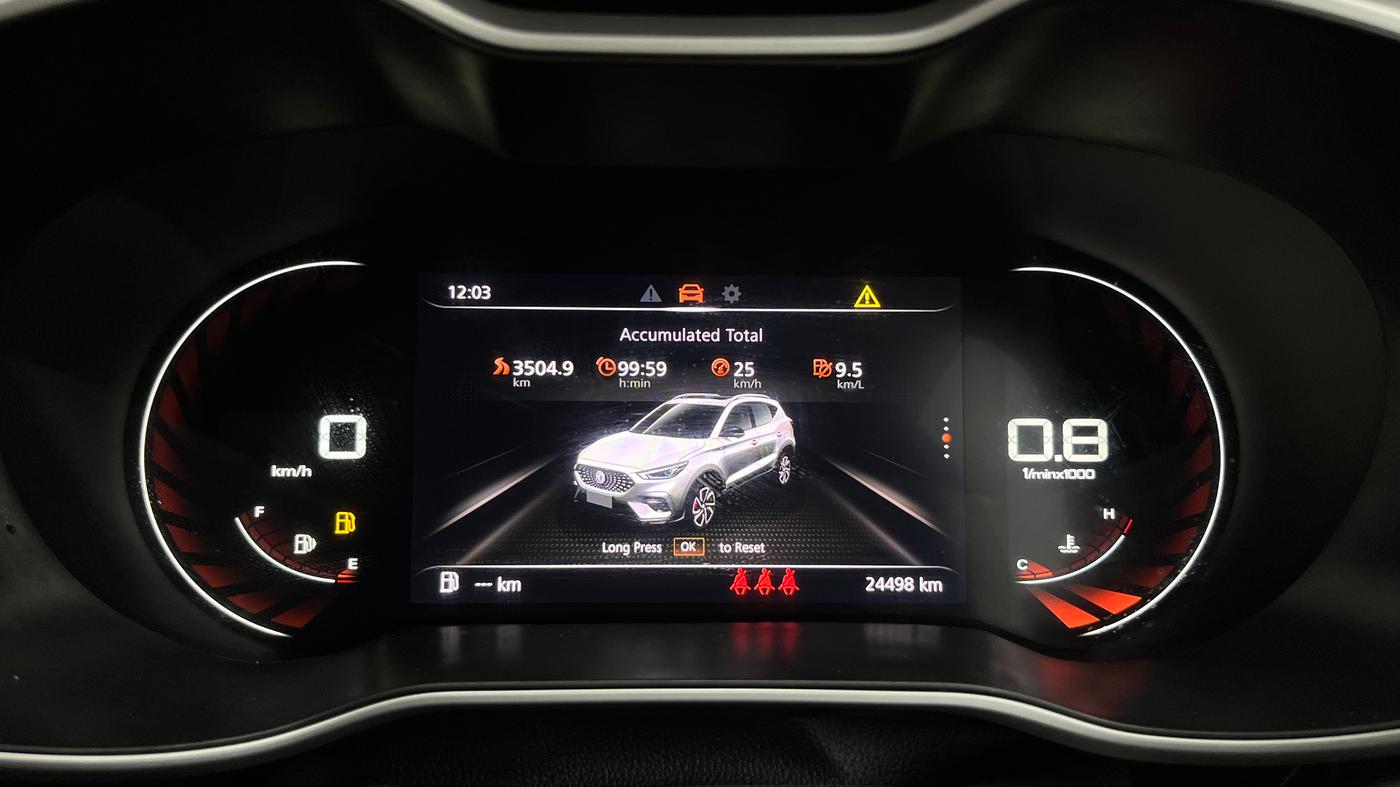 2023 MG ASTOR  SMART BLACK STORM EDITION , Petrol, Manual, 24,497 km, Odometer Image