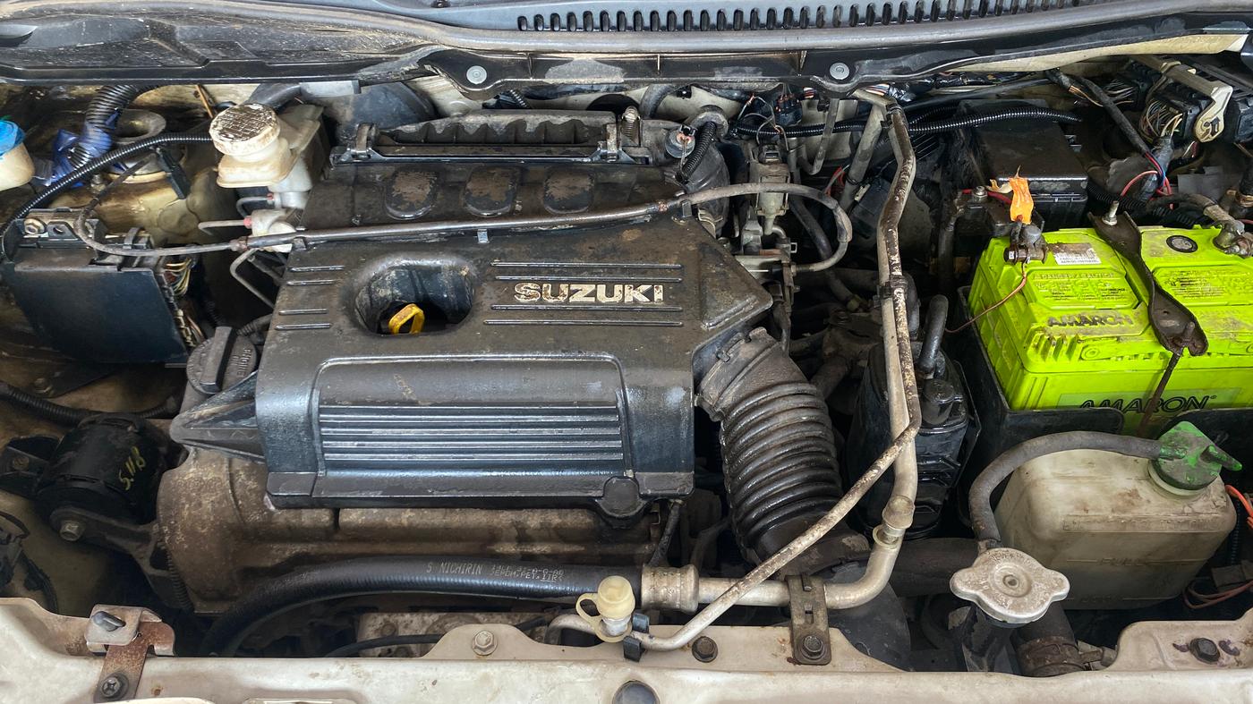 2013 Maruti Wagon R 1.0 LXI CNG, CNG, Manual, 72,871 km, Engine View