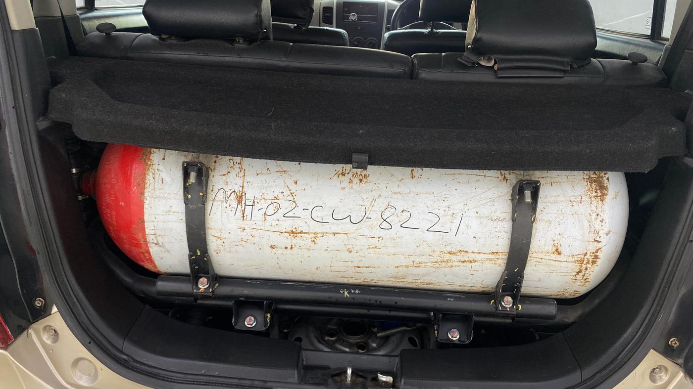 2013 Maruti Wagon R 1.0 LXI CNG, CNG, Manual, 72,871 km, Boot Inside